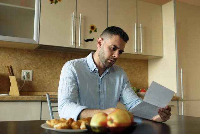 reading a bank's APP fraud refund decision letter at home