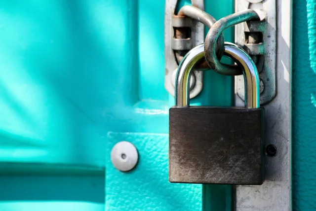 Padlock on a door showing why the browser padlock alone cannot prove a website is legit