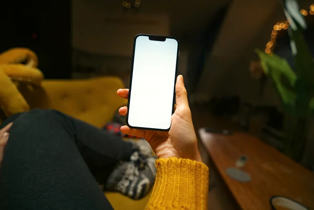 freezing a bank card instantly in a mobile banking app from the sofa