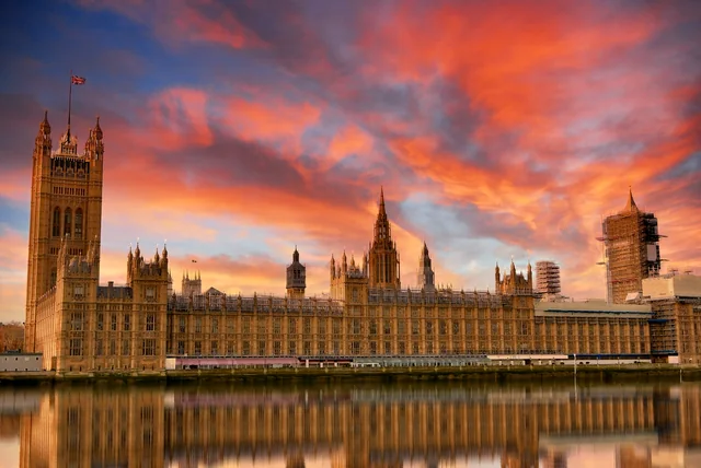 Houses of Parliament in Westminster where MPs debated the UK digital ID petition